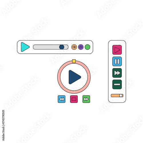 A collection of media players for designing websites and mobile sites