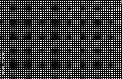 An inverted halftone dot pattern overlay with white dots on a black background, for a modern graphic effect.