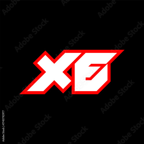 XE logo design, initial XE letter design with sci-fi style. XE logo for game, esport, Technology, Digital, Community or Business. X E sport modern Italic alphabet font. Typography urban style fonts.