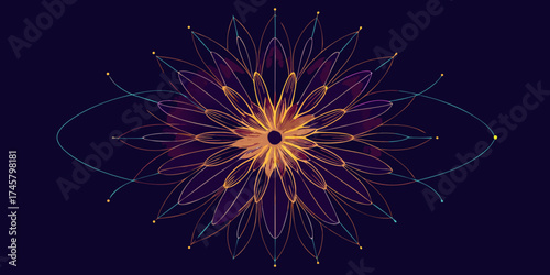 fireworks on black background