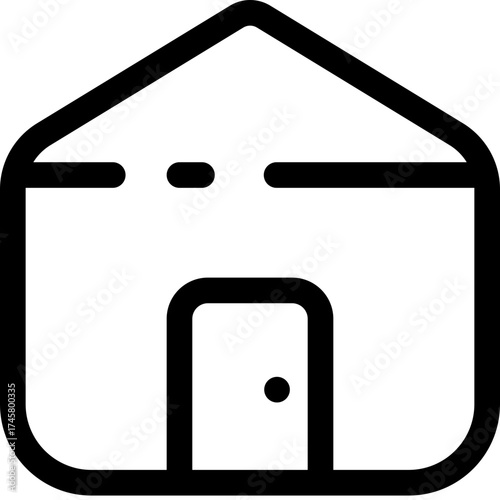Home icon lineart
