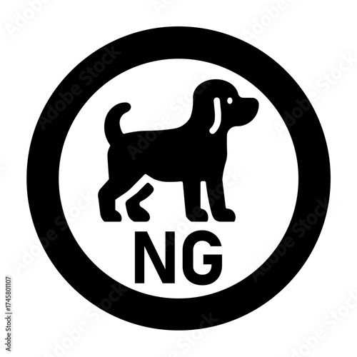 犬　NG　アイコン