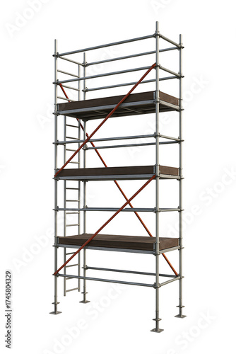 Construction Scaffolding Structure High quality Realistic image.