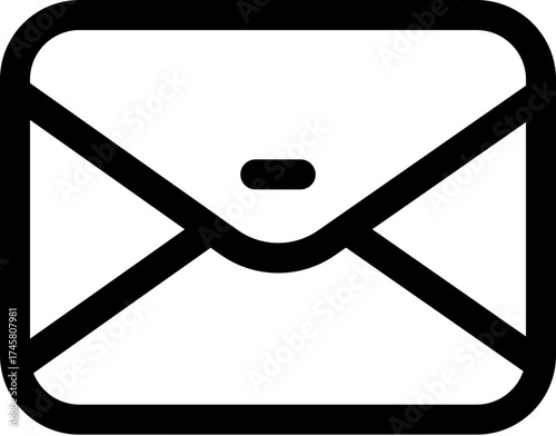 Ícone de um envelope com fecho