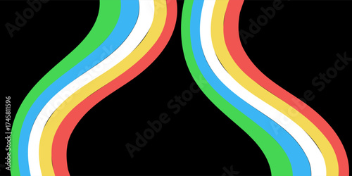 Disability Pride Month background illustration with copy space