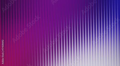 Vibrant Purple and Blue Vertical Pleated Texture with Gradient Transition background