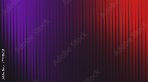 Vibrant Purple and Red Gradient on Vertical Ribbed Surface abstract background