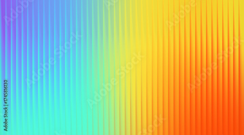 Vibrant Rainbow Gradient with Vertical Ribbed Texture Abstract Background image photo