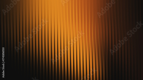 Warm Amber Abstract Background with Vertical Ribbed Texture and Soft Light Gradient orange