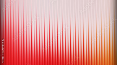 Vibrant Red and Orange Vertical Ribbed Texture with Gradient Lighting abstract