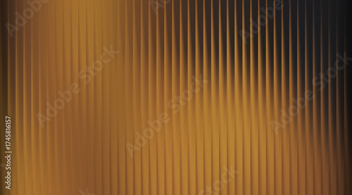 Warm Amber and Gold Vertical Ribbed Texture with Soft Light and Shadow Play abstract background