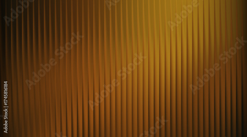 Warm Golden Brown Gradient with Vertical Ribbed Texture Abstract Background amber