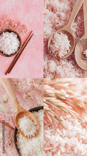 rice on a plate