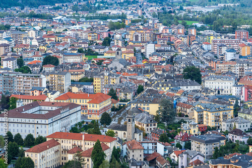 Blick auf Verbania vom Sacro Monte di Domodossola, Piemont