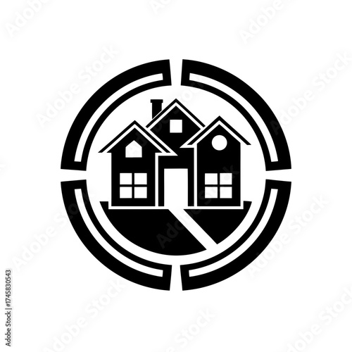 efficient real estate backing icon