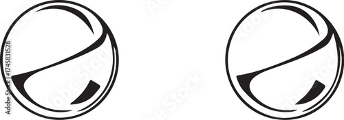 Studs Earrings Jewelry Simple Hand-drawn Sketch Doodle Drawing Vector Illustration, Black and white Line Linear Isolated Art