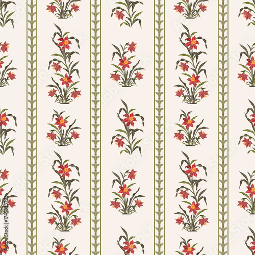 Vector Hand drawn colourful geometric flowers Motifs African boho paisley, seamless patterns with floral for fabric Ethnic Indian Pattern, textiles, clothing, wrapping paper, backdrop, banner.
