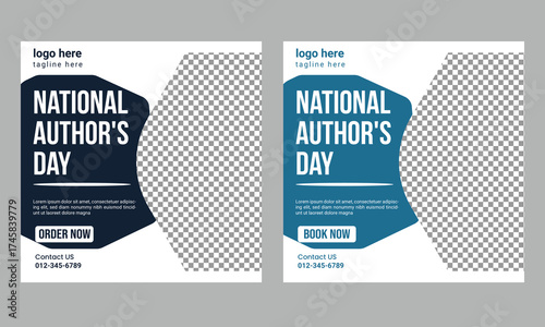 Happy National Author's Day Instagram post