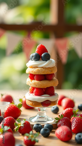 Balancing Berry Bliss A Conceptual Take on Summer Treats vertical