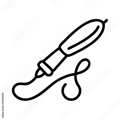 Illustration of a hand holding a paintbrush, creating artistic strokes on a canvas, showcasing creativity and artistic expression in a vibrant and colorful environment