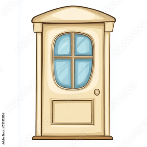 old wooden door