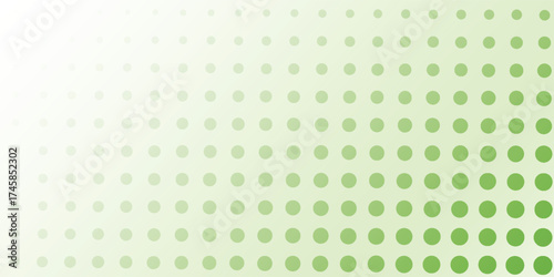 Green polka dots in the white background. abstract vector iullustration.