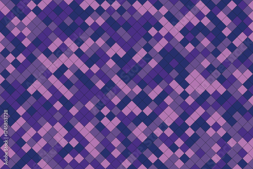 Abstract purple geometric background with diamond shapes for modern designs