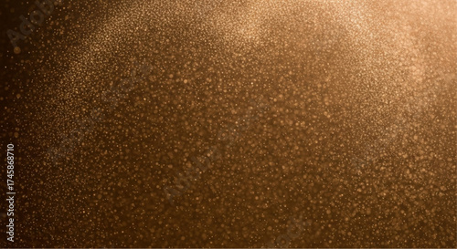 A dreamy and abstract composition of floating coffee grounds with a sense of warmth, depth and gentle texture. vector illustration
