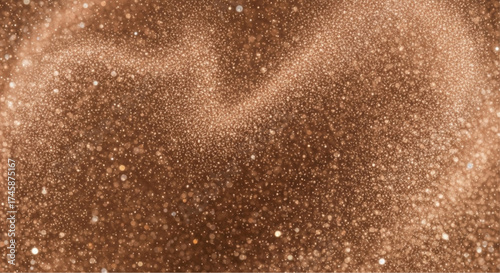A detailed capture of a glistening surface filled with a myriad of glittering specks, creating an eye-catching spectacle that captivates the imagination.