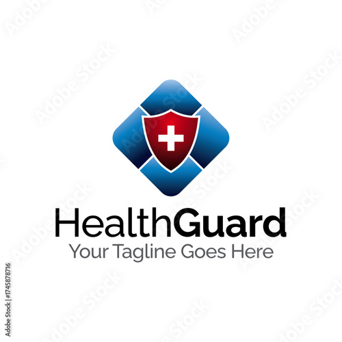 Free Download Health Guard Logo – Medical, Protection, and Wellness Shield Design - GFXLoad