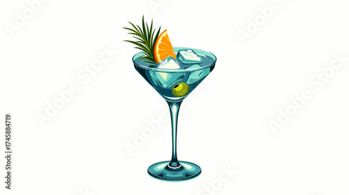 cocktail in a glass