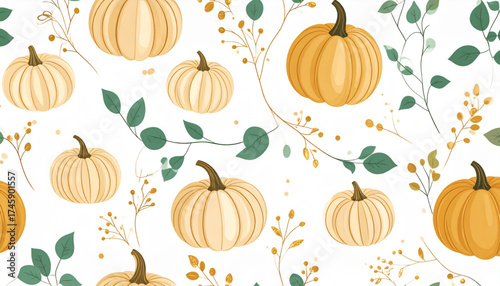 Seamless Patterns with Hand-drawn Elements