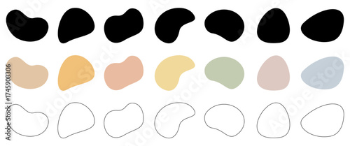 ASSORTIMENT DE FORMES ABSTRAITES