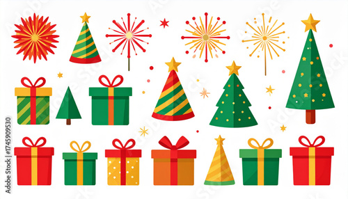 Flat Design Vector Icons & Infographic Style Illustrations