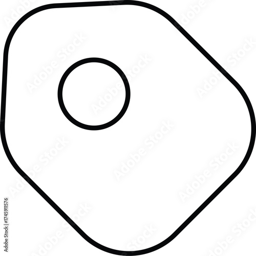 Illustration of a fried egg