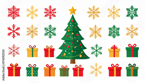 Flat Design Vector Icons & Infographic Style Illustrations