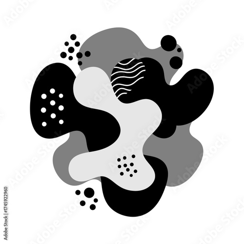 Abstract music therapy illustration showing sound waves, human head silhouette, and emotional healing through rhythm, used for mental health, relaxation, and mindfulness design