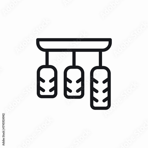 car pedals clutch brake gas icon sign vector