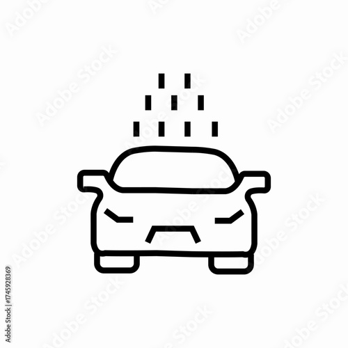 car wash icon sign vector