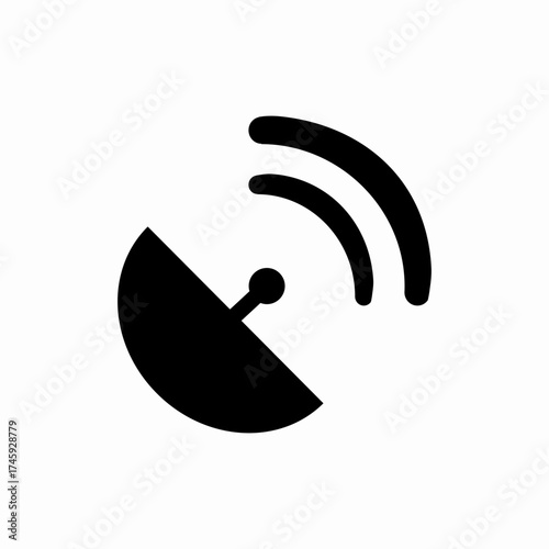 satellite connection icon sign vector
