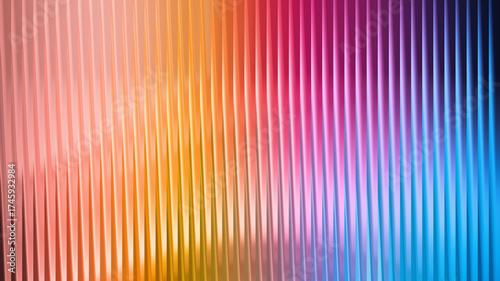 Striking abstract background featuring vibrant vertical lines and a spectrum of colors creating a visually dynamic and modern design for various applications