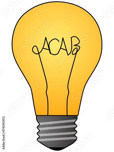 light bulb vector illustration