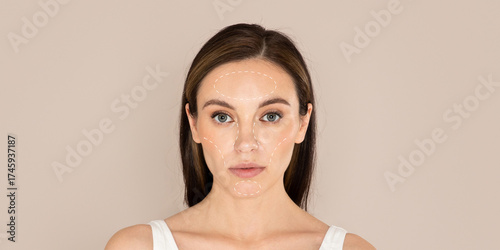 This collage displays various facial treatment techniques used in beauty enhancement. It highlights skin care methods aimed at improving appearance through various applications.