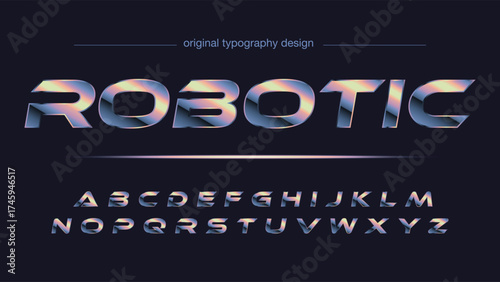 italic chromatic car logo typography style
