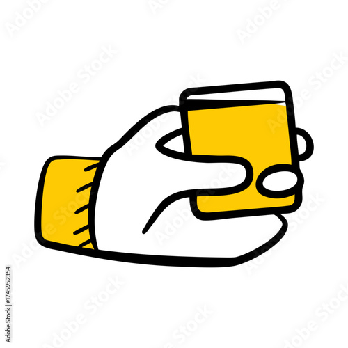 hand holding wallet