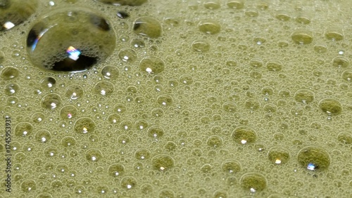 Matcha Foam Macro Series