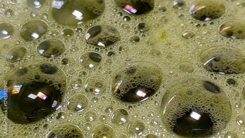 Matcha Foam Macro Series