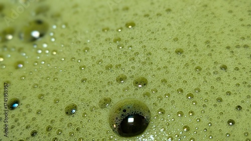 Matcha Foam Macro Series