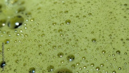 Matcha Foam Macro Series