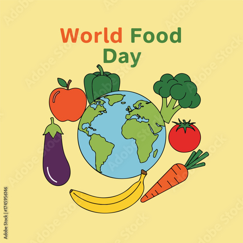 Promoting healthy eating and global nutrition awareness for a sustainable future, celebrating the importance of food security and diverse diets worldwide